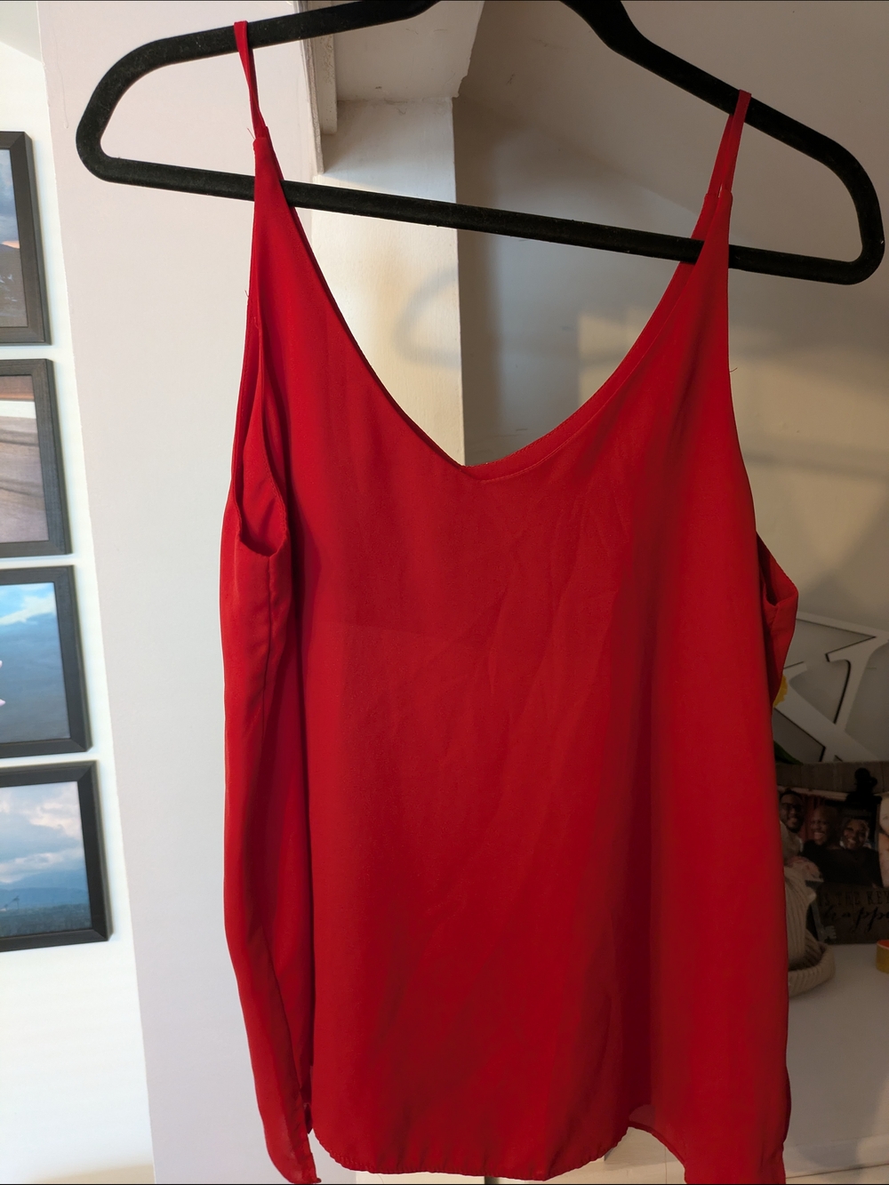 Red Tank Blouse